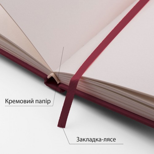 Скетчбук SANTI для графіки, 15х15см, 100 арк., тверда обкладинка PU, 110г/м2, сливовий 743365