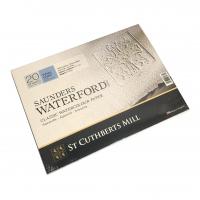 Блок для акварелі Waterford СP 31*23см, 300г/м2, 20л, білий папір, St. Cuthberts Mill