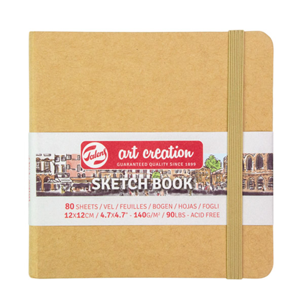 Блокнот для графіки Talens Art Creation 140г/м2, 12*12см, 80л., Kraft, Royal Talens