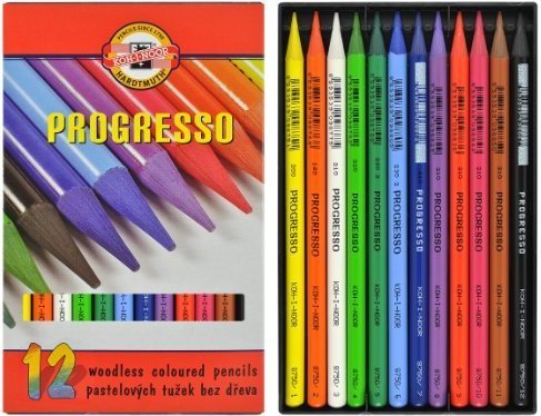 Олівці кольорові PROGRESSO, 12 кол.KIN