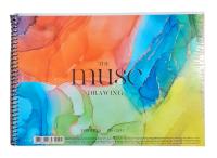 Альбом для малювання "MUSE" А4/30арк./PB-SC-030-315/ карт. обкл. (150г/м2) Пруж. бок (1/36)