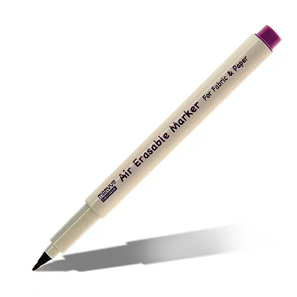 Маркер зникаючий Air Erasable для розмітки тканини, Фіолетовий, 1 мм, Marvy