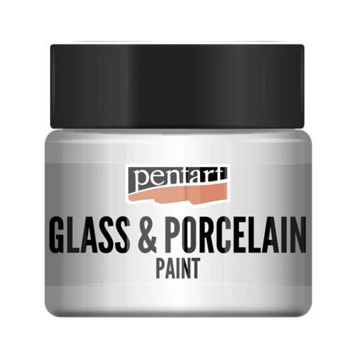 Медіум для фарб Glass&porcelaine, Прозорий, 30 мл, Pentart