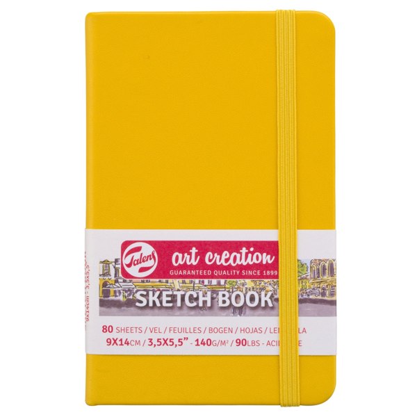 Блокнот для графіки Talens Art Creation 140г/м2, 9*14см, 80л., Golden Yellow, Royal Talens