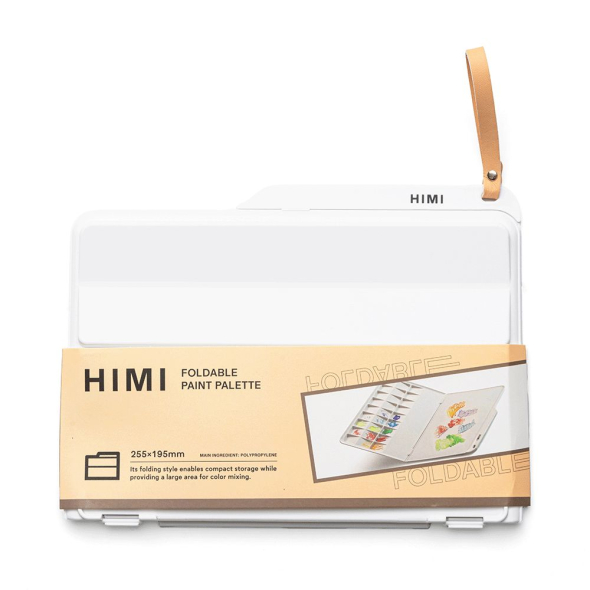Палітра пластикова 25,5*19,5см, розкладна, HIMI