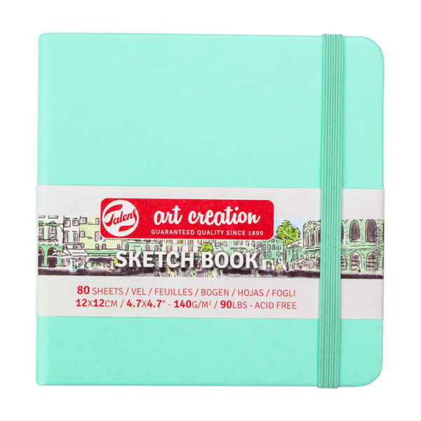 Блокнот для графіки Talens Art Creation 140г/м2, 12*12см, 80л., Fresh Mint, Royal Talens
