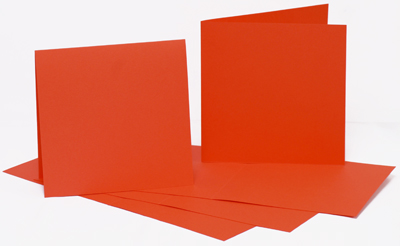 Набір заготовок для листівок 5шт, 16,8х12 см, №9, червоний, 220г/м2, Fabriano