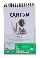 Блок для Мал. Canson 1557 A5+ 180g 30A Легка зернистість Спіраль