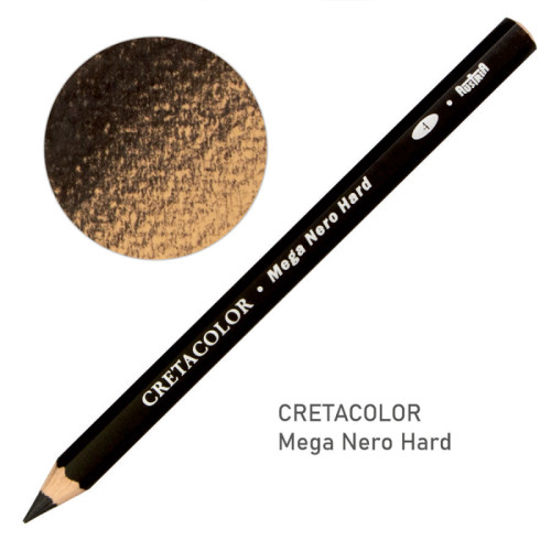 Олівець для рисунку MEGA, Неро твердий 461 48, Cretacolor