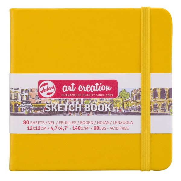 Блокнот для графіки Talens Art Creation 140г/м2, 12*12см, 80л., Golden Yellow, Royal Talens