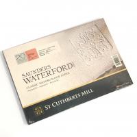 Блок для акварелі Waterford НP 26*18см, 300г/м2, 20л, білий папір, St. Cuthberts Mill
