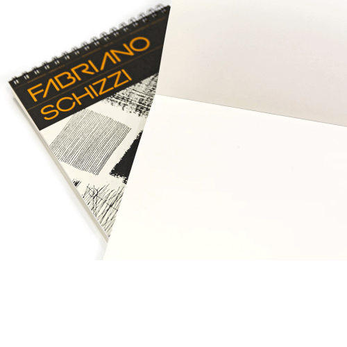 Альбом для ескізів на спіралі Schizzi Sketch, А4, 90г/м2, 80л, 20% бавовна, Fabriano