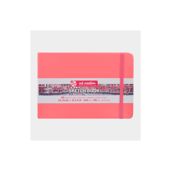 Блокнот для графіки Talens Art Creation, А5 (14,8*21см), 140г/м2, 80л, Coral, Royal Talens