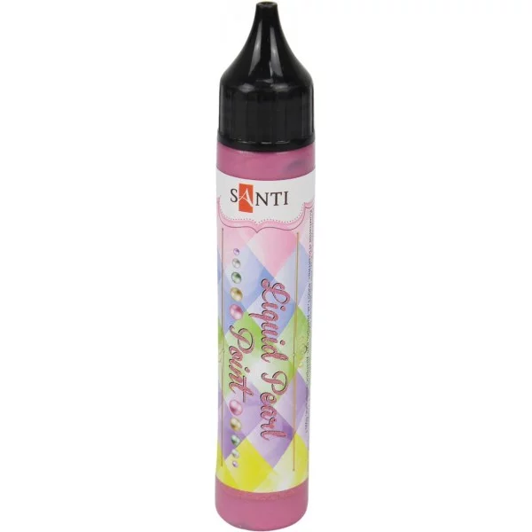 ЗD-гель "Liquid pearl gel", Рожевий, 25мл, Santi