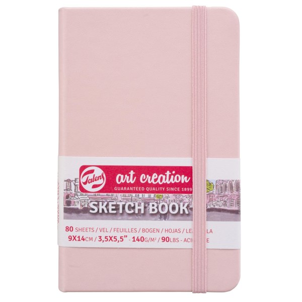 Блокнот для графіки Talens Art Creation 140г/м2, 9*14см, 80л., Pastel Pink, Royal Talens