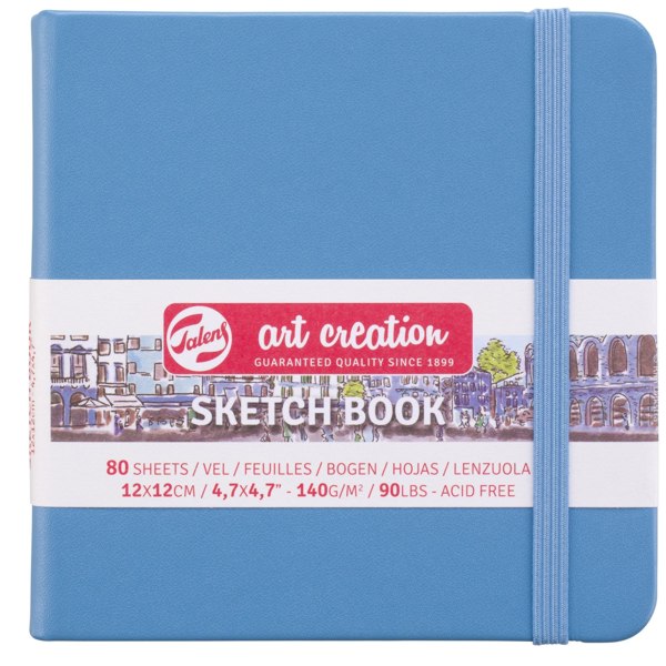Блокнот для графіки Talens Art Creation 140г/м2, 12*12см, 80л., Lake Blue, Royal Talens