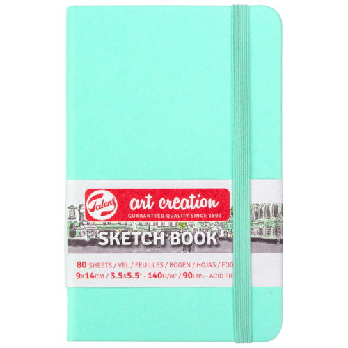 Блокнот для графіки Talens Art Creation 140г/м2, 9*14см, 80л., Fresh Mint, Royal Talens