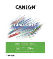 Альбом-склейка для графіки Canson Graduate Dessin 160 г/м2