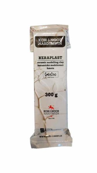 Пластилін Keraplast, 300г., білий