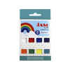 Набір пластики “Rainbow“, 8х20г, Jam Clay, ROSA TALENT