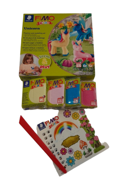 Набір пластики Fimo kids, "Unicorn", 4 кол.*42 г, Fimo