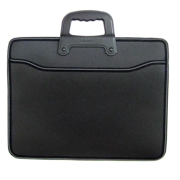 Папка-портфель з ручками "Elegant", 3 від., на блискавці, HB421, A3 46x43x10см