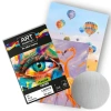 Папір для акрилу та олії Canvas, A4, 360г, 10 аркушів, Art Kompozit