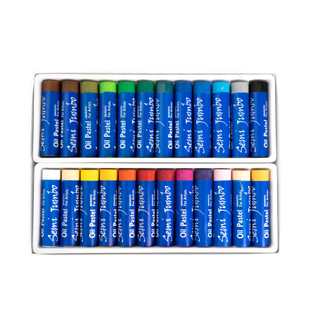 Пастель олійна професійна JUMBO 24кол., MOPSJ-24, MUNGYO