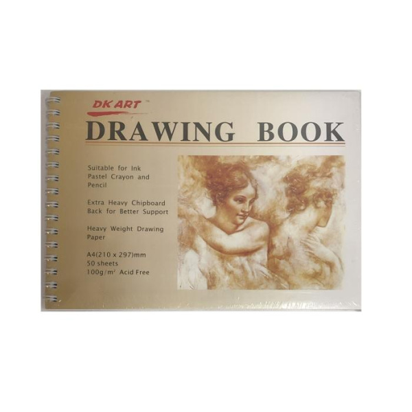 DK19002 Альбом для малювання,100гр.А4(210х297см)50арк.DK ART