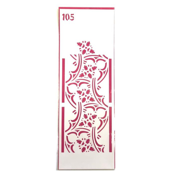 Трафарет 105, 11*33 см