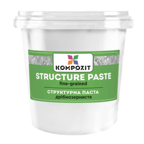 Структурна паста Дрібнозерниста, біла, 1000мл, ART Kompozit