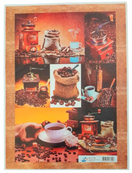 Папір для декупажу, Кофе1, 40*30см, 60г/м2, 04698