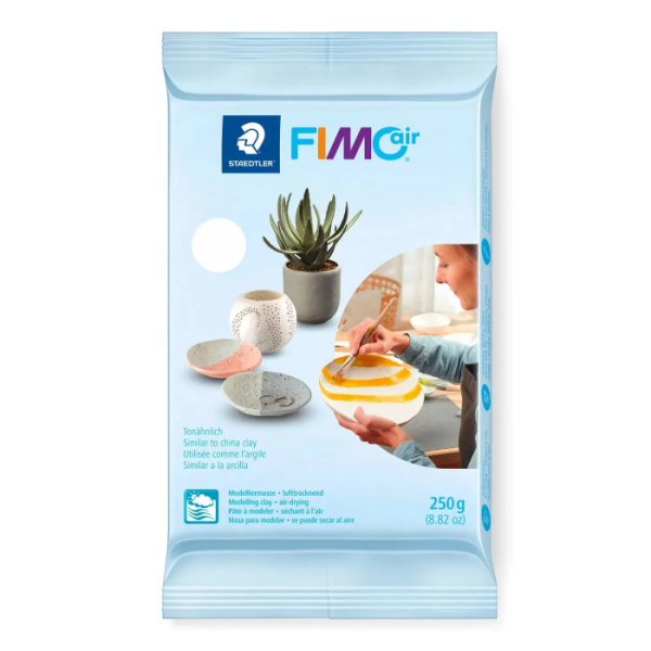 Пластика самозастигаюча, біла, 250 г, Fimo Air
