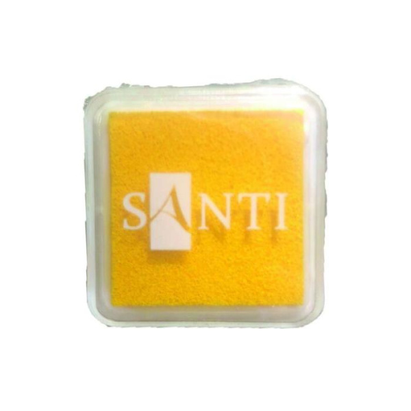 Штемпельна подушка Santi 2,5х2,5 Жовтий