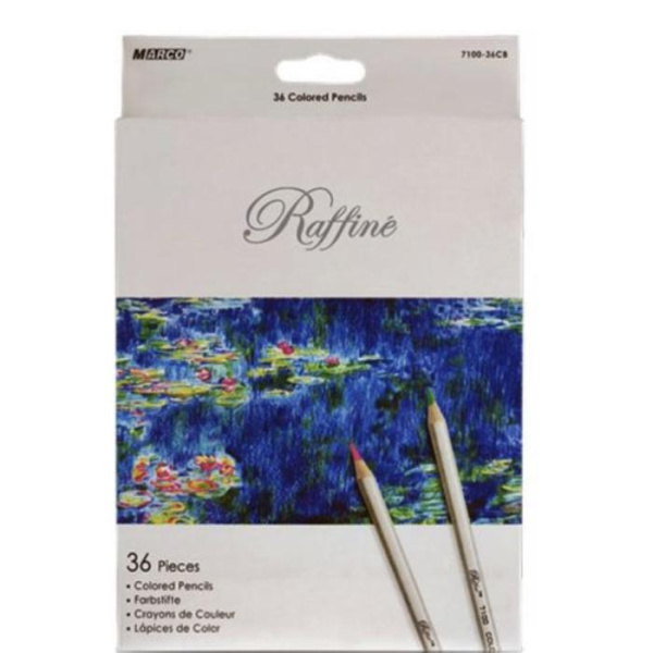 Набір олівців 36 кол. "Reffine" картон. MARCO