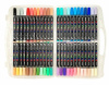 Набiр акрилових маркерів ACRYLIC (пензель) 1-3мм, 48кол., plastic box PIANO PM-101-48