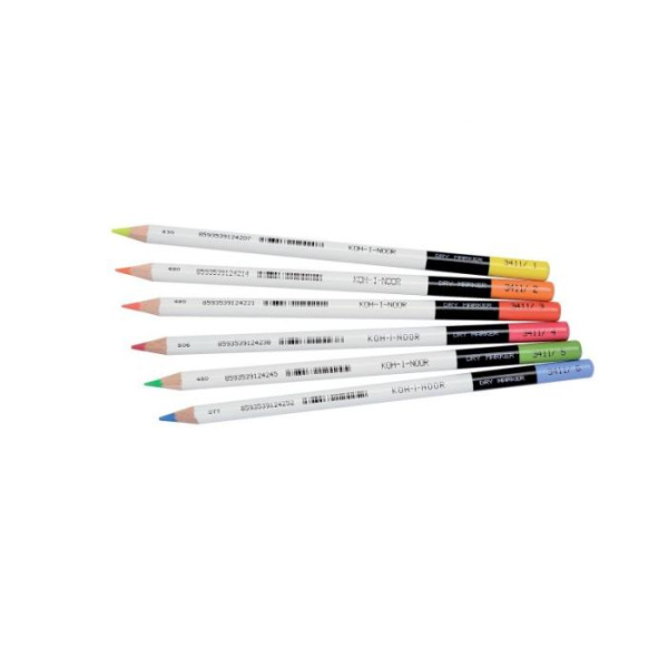 Олівець кольоровий KiN "Highlighter"3411