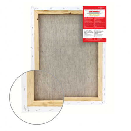 Полотно на підрамнику, льон, акриловий ґрунт, дрібне зерно, 300 г/м² ROSA