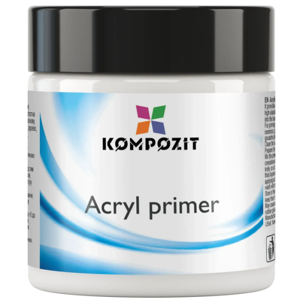 Ґрунт акриловий художній, білий 150мл, ART Kompozit