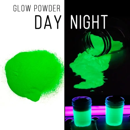 Пігмент люмінесцентний GLOW IN THE DARK, 20г, ЗЕЛЕНИЙ