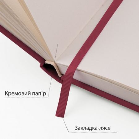 Скетчбук SANTI для графіки, 13х21см, 100 арк., тверда обкладинка PU, 110г/м2, сливовий 743363