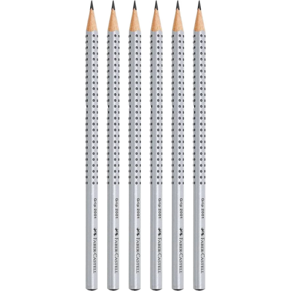 Олівець чорнографітний GRIP2001 тригранний Faber-Castell