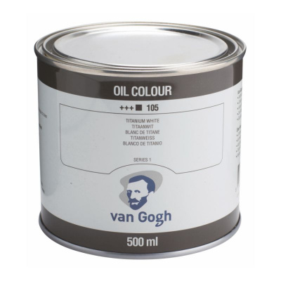 Фарба олійна VAN GOGH, (105) Білила титанові, 500 мл, Royal Talens