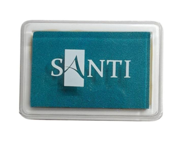 Штемпельна подушка Santi 6х4 Блакитний