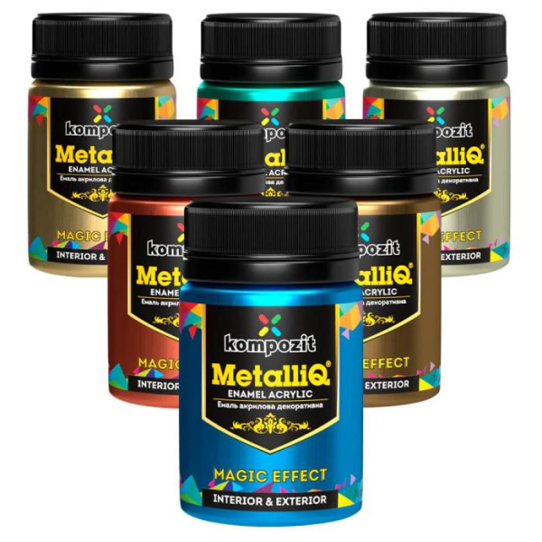 Емаль акрилова MetalliQ® Kompozit 70 г