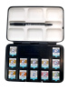 Набір акварельних фарб, VAN GOGH, Pocket box SPECIALTY, 12 кювет + пензлик, пластик, Royal Talens