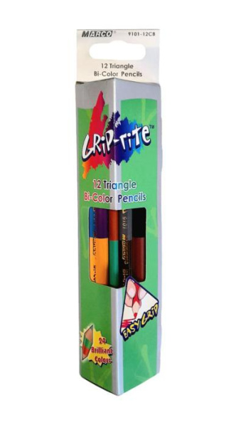 Набір олівців 12/24 цв. Grip-rite MARCO