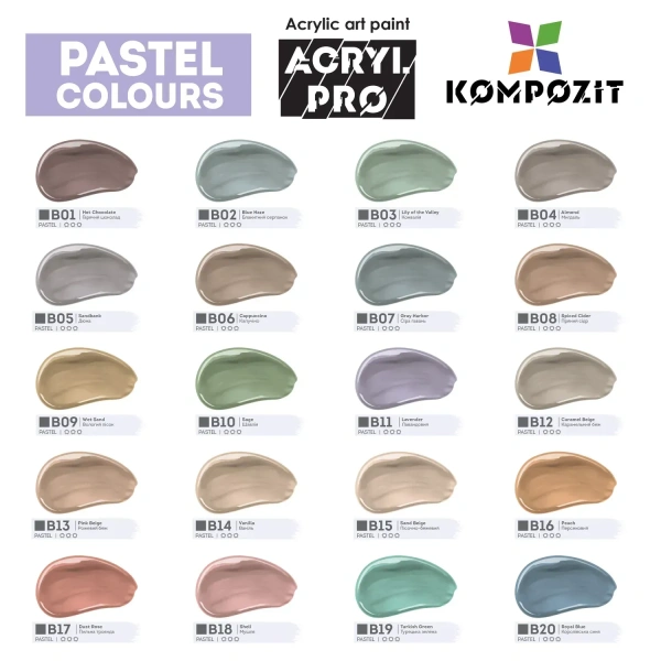 Фарба художня Acryl Pro ART Kompozit 75 мл