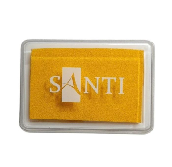 Штемпельна подушка Santi 6х4 Жовтий
