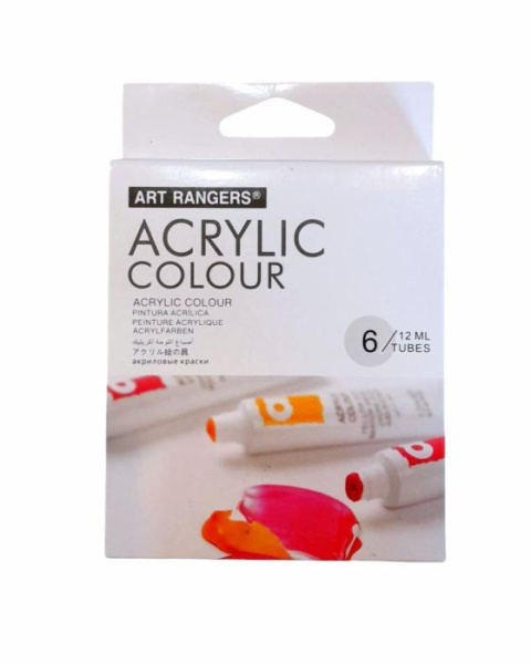 Набір акрилових фарб Acrylic Color, 6*12мл. Art Rangers